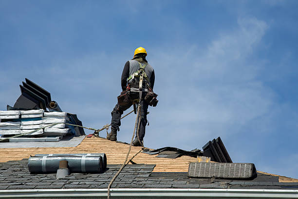 Professional Roof Replacement technician working in Juniata, NE